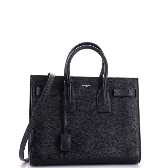 Saint Laurent Sac de Jour Bag Leather Small Black - Picture 2 of 8